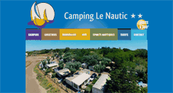 Desktop Screenshot of campinglenautic34.com